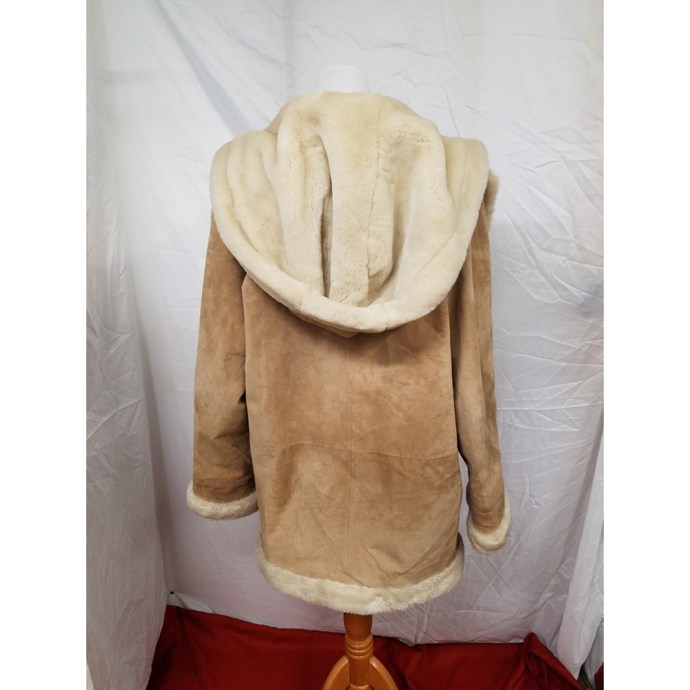 Wilsons Leather womans suede and faux fur jacket - Picture 5 of 8